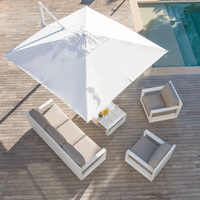 Parasol Déporté Bahia 4x3