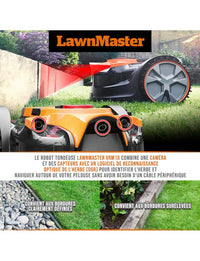 Robot tondeuse autonome + coupe-bordure et batterie supplémentaire OFFERTS
