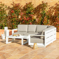 Salon de jardin d'angle Elba - 5 places