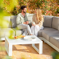 Salon de jardin d'angle Elba - 5 places