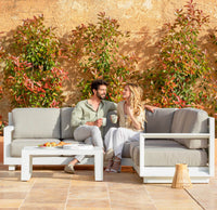 Salon de jardin d'angle Elba - 5 places