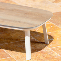 Table basse de jardin rectangulaire Amalfi 115x60cm