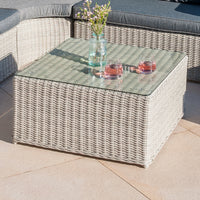 Table basse de jardin carré Calvi 70x70cm