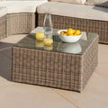 Table basse de jardin carré Calvi 70x70cm