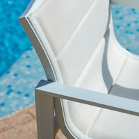 Lot de 2 fauteuils de jardin/repas Elba